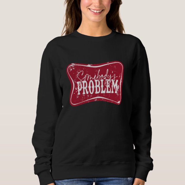 Retro Country Outlaw Music, Western Country Music Sweatshirt (Vorderseite)