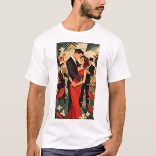 Retro Couple in 50er Style Kostüm T - Shirt