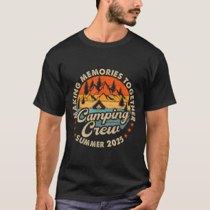 Retro Cousin Crew 2025 Camping Cousins Sommer 2025 T-Shirt