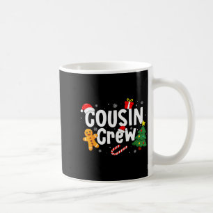 Retro-Cousin-Crew-Weihnachtsmann-Gingerbread-Famil Kaffeetasse