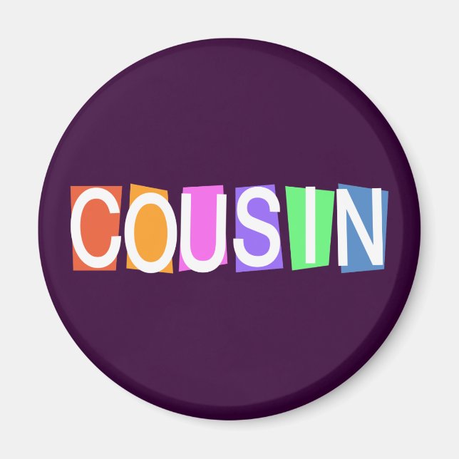 Retro-Cousin Magnet (Vorne)