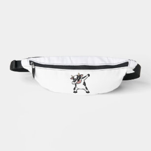 Retro Cow mit Dabbing-Sonnenbrille Grafik-Shirt_1 Bauchtasche