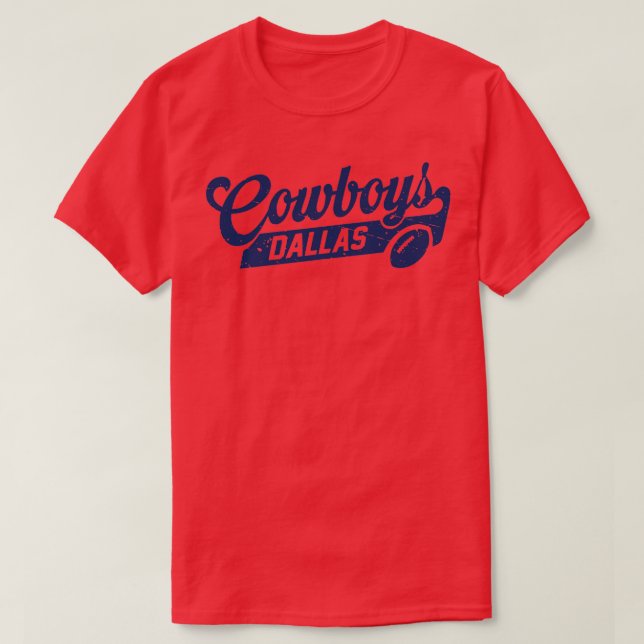 Retro Cowboys Dallas TShirt (Design vorne)