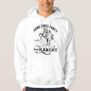 Retro Cowgirl manchmal Extravagant immer Ranchy Ho Hoodie