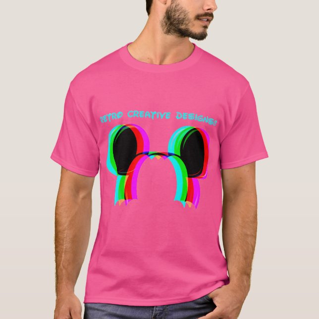 Retro Creative Designs ® Cool. Colourfull. Modern  T-Shirt (Vorderseite)