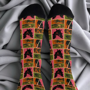 Retro-Creeps Socken