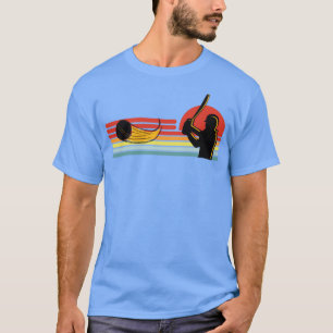 Retro Cricket Player1 T-Shirt