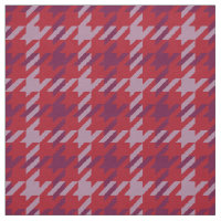 Retro-Crimson-lila Hahnentrittmuster kariertes Mus