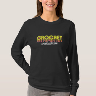 Retro Crochet Enthusiasten T-Shirt