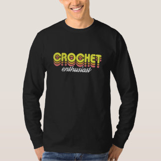 Retro Crochet Enthusiasten T-Shirt