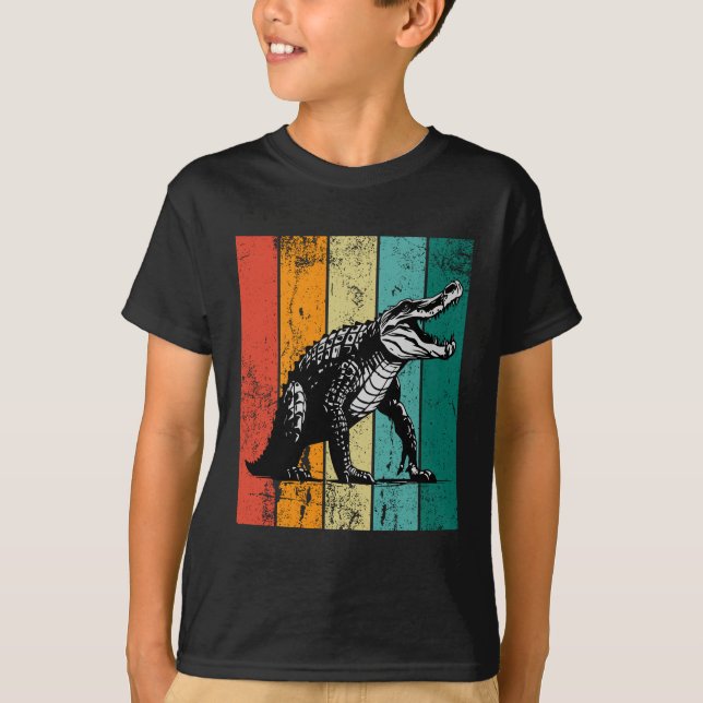 Retro Crocodile T-Shirt (Vorderseite)
