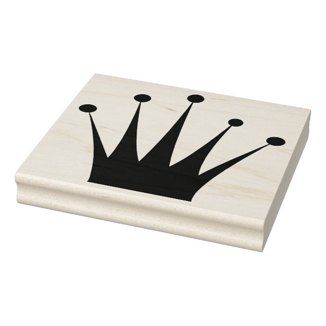 Retro Crown Silhouette Rubber Art Briefmarke Gummistempel (Stempel)