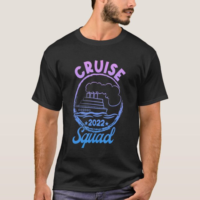 Retro Cruise Squad 2022  Matching For Family & Fri T-Shirt (Vorderseite)