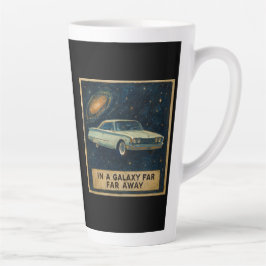 Retro Cruiser im tiefen Weltraum Milchtasse
