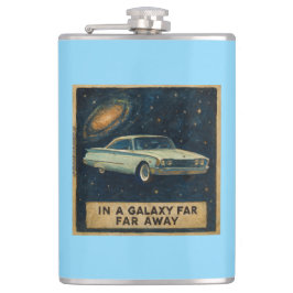 Retro Cruiser in Deep Space Flachmann