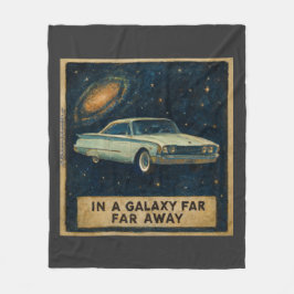 Retro Cruiser in Deep Space Fleecedecke