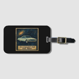 Retro Cruiser in Deep Space Gepäckanhänger