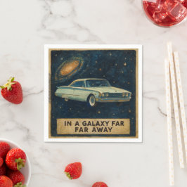 Retro Cruiser in Deep Space Serviette