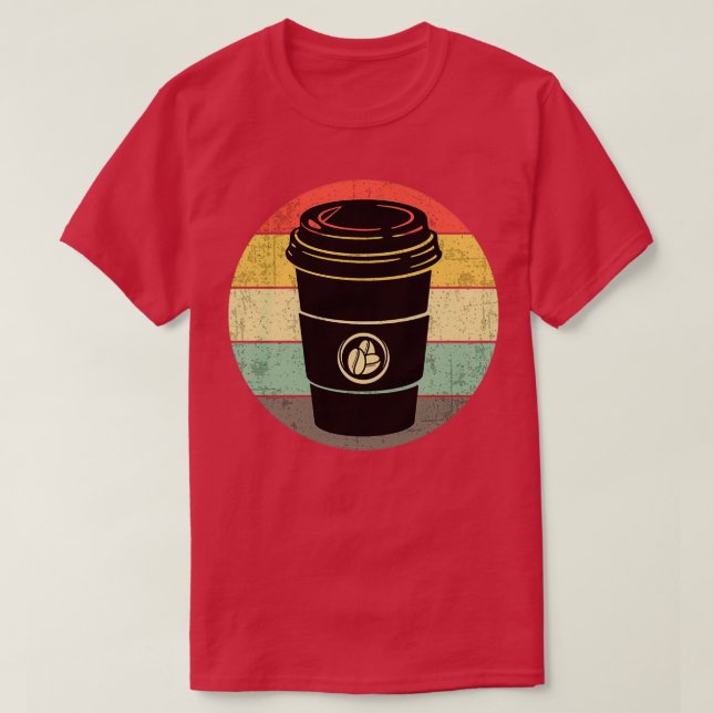 Retro-Cup für jeden Kaffee Lover 1 T-Shirt (Design vorne)