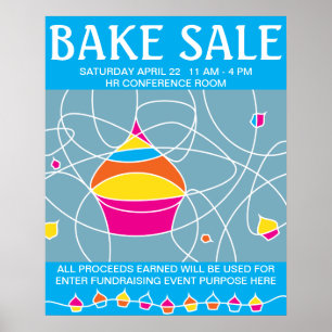 retro CUPCAKE-Formen Tafel Schilder