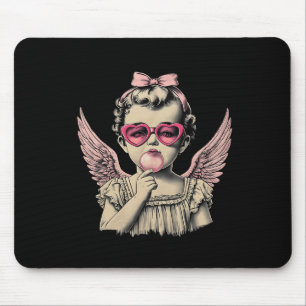 Retro Cupid Valentinstag Niedlicher Vintager Cupid Mousepad