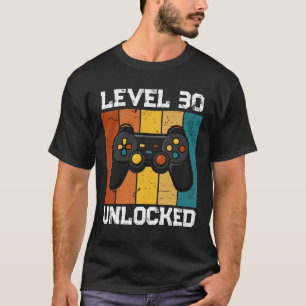 Retro Custom 30. Gaming Geburtstag T-Shirt
