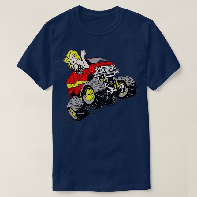 Retro Custom 4x4 van T-Shirt (Design vorne)