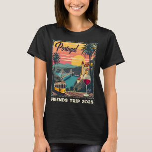 Retro Customizable Portugal Trip - T - Shirt