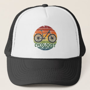 Retro Cycologe Funny Cyclist Mountainbike Rider Truckerkappe