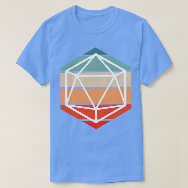 Retro D20 T-Shirt (Design vorne)