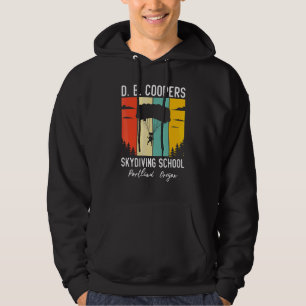 Retro D B Cooper Fallschirmspringer Akademie Db Co Hoodie