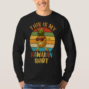 Retro Dabbing Ananas Sonnenbrille Aloha Dies ist T-Shirt