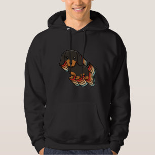 Retro Dackel Vintage Dackel Mama Vater Dackel Hund Hoodie