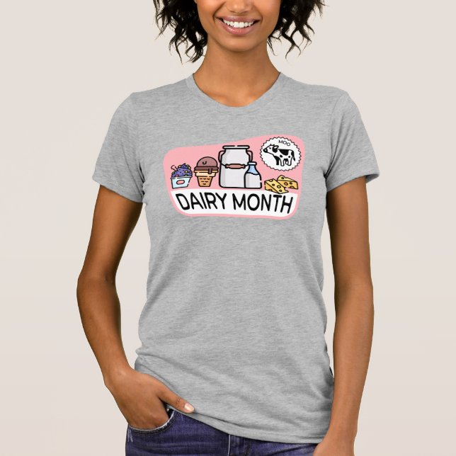 Retro Dairy Month T-Shirt (Vorderseite)
