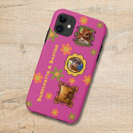 Retro Daisy 3 Foto Horse Pet Collage und Name Case-Mate iPhone Hülle