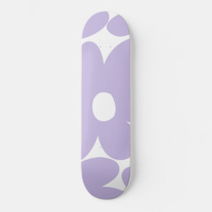 Retro Daisy Blume in Lavender #1 #floral #art Skateboard