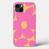 Retro Daisy Blume in Pink Pale Marigold #1 #art