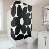 Retro Daisy Blume in Schwarz und Weiß #1 #floral 