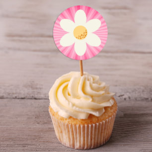 Retro Daisy Blume Sticker