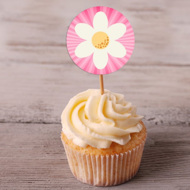 Retro Daisy Blume Sticker | Groovy 70er Boho Flora (Von Creator hochgeladen)