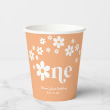 Retro daisy boho 1. Geburtstag