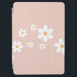 Retro Daisy Dusty Pink iPad Air Hülle<br><div class="desc">Retro daisy staubige rosa iPad Abdeckung.</div>