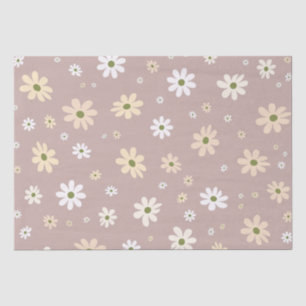 Retro Daisy floral Muster Boho Dekorative Seidenpapier