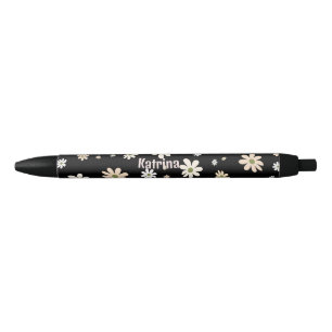 Retro Daisy Floral Pattern Personalisiert Kugelschreiber