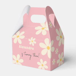 Retro Daisy floraler Kindergeburtstag Geschenkschachtel
