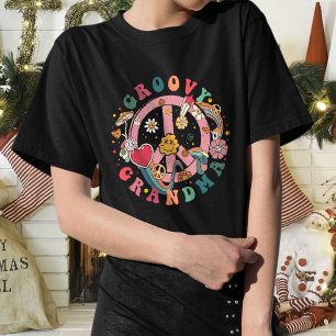 Retro Daisy Groovy Oma, Oma Gift T - Shirt