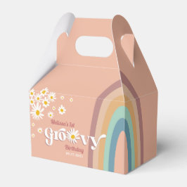 Retro Daisy Lass uns Groovy Birthday holen Geschenkschachtel