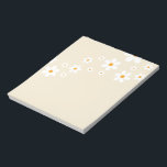 Retro Daisy Notizblock<br><div class="desc">Retro Daisy Design.</div>