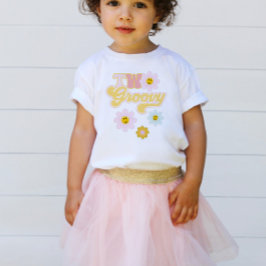 Retro Daisy Two Groovy 2. Geburtstag T - Shirt