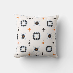 Retro Daisy Vintages Muster Handgezogenes Muster, Kissen